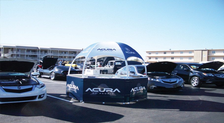 Acura Gazebo at car event